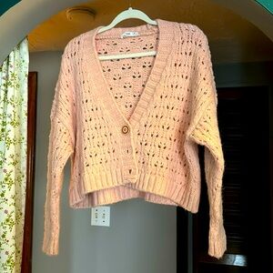 Cropped super soft cardigan